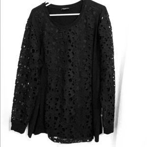 Lane Bryant black blouse size 22/24